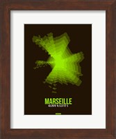 Marseille Radiant Map 1 Fine Art Print