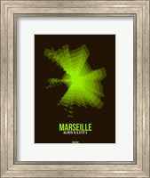 Marseille Radiant Map 1 Fine Art Print