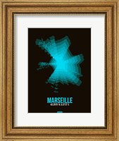 Marseille Radiant Map 2 Fine Art Print