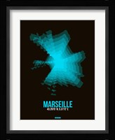 Marseille Radiant Map 2 Fine Art Print
