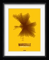 Marseille Radiant Map 3 Fine Art Print