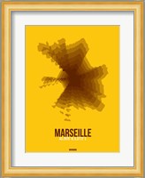 Marseille Radiant Map 3 Fine Art Print