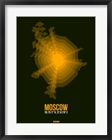 Moscow Radiant Map 2 Fine Art Print