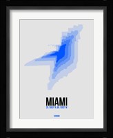 Miami Radiant Map 2 Fine Art Print