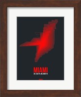Miami Radiant Map 3 Fine Art Print
