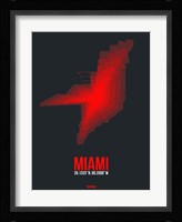 Miami Radiant Map 3 Fine Art Print