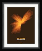 Philadelphia Radiant Map 2 Fine Art Print