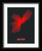 Philadelphia Radiant Map 3 Fine Art Print