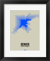 Denver Radiant Map 2 Fine Art Print