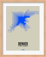 Denver Radiant Map 2 Fine Art Print