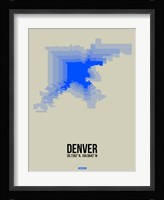 Denver Radiant Map 2 Fine Art Print