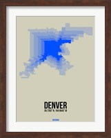 Denver Radiant Map 2 Fine Art Print