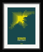 Denver Radiant Map 3 Fine Art Print