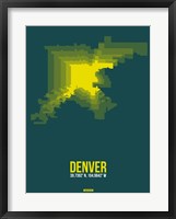 Denver Radiant Map 3 Fine Art Print