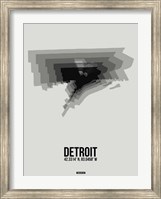 Detroit Radiant Map 5 Fine Art Print