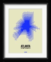 Atlanta Radiant Map 2 Fine Art Print