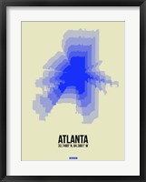 Atlanta Radiant Map 2 Fine Art Print