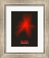 Atlanta Radiant Map 3 Fine Art Print