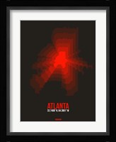 Atlanta Radiant Map 3 Fine Art Print