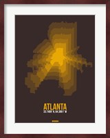 Atlanta Radiant Map 4 Fine Art Print