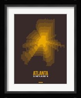 Atlanta Radiant Map 4 Fine Art Print