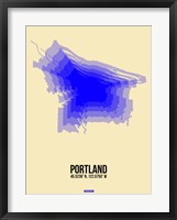 Portland Radiant Map 2 Fine Art Print