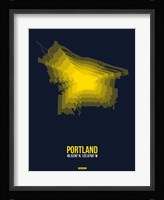 Portland Radiant Map 4 Fine Art Print