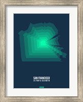 San Francisco Radiant Map 2 Fine Art Print