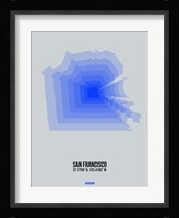 San Francisco Radiant Map 3 Fine Art Print