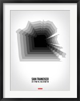 San Francisco Radiant Map 4 Fine Art Print