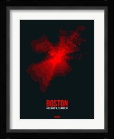 Boston Radiant Map 1 Fine Art Print