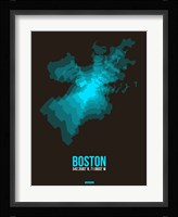 Boston Radiant Map 2 Fine Art Print