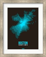 Boston Radiant Map 2 Fine Art Print