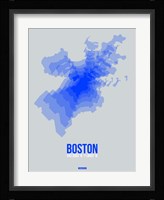 Boston Radiant Map 3 Fine Art Print