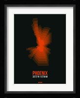 Phoenix Radiant Map 1 Fine Art Print