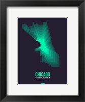 Chicago Radiant Map 2 Fine Art Print