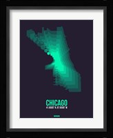 Chicago Radiant Map 2 Fine Art Print