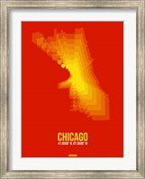 Chicago Radiant Map 3 Fine Art Print