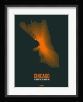 Chicago Radiant Map 4 Fine Art Print