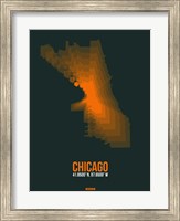 Chicago Radiant Map 4 Fine Art Print