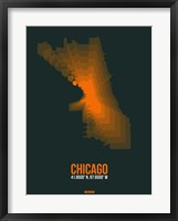 Chicago Radiant Map 4 Fine Art Print