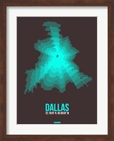 Dallas Radiant Map 2 Fine Art Print
