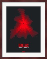 Dallas Radiant Map 3 Fine Art Print