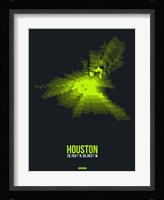Houston Radiant Map 3 Fine Art Print