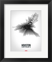 Houston Radiant Map 4 Fine Art Print