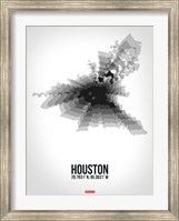Houston Radiant Map 4 Fine Art Print
