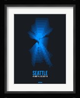 Seattle Radiant Map 2 Fine Art Print