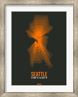 Seattle Radiant Map 3 Fine Art Print