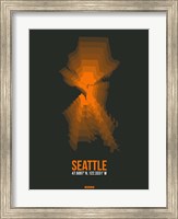 Seattle Radiant Map 3 Fine Art Print