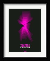 Seattle Radiant Map 4 Fine Art Print
